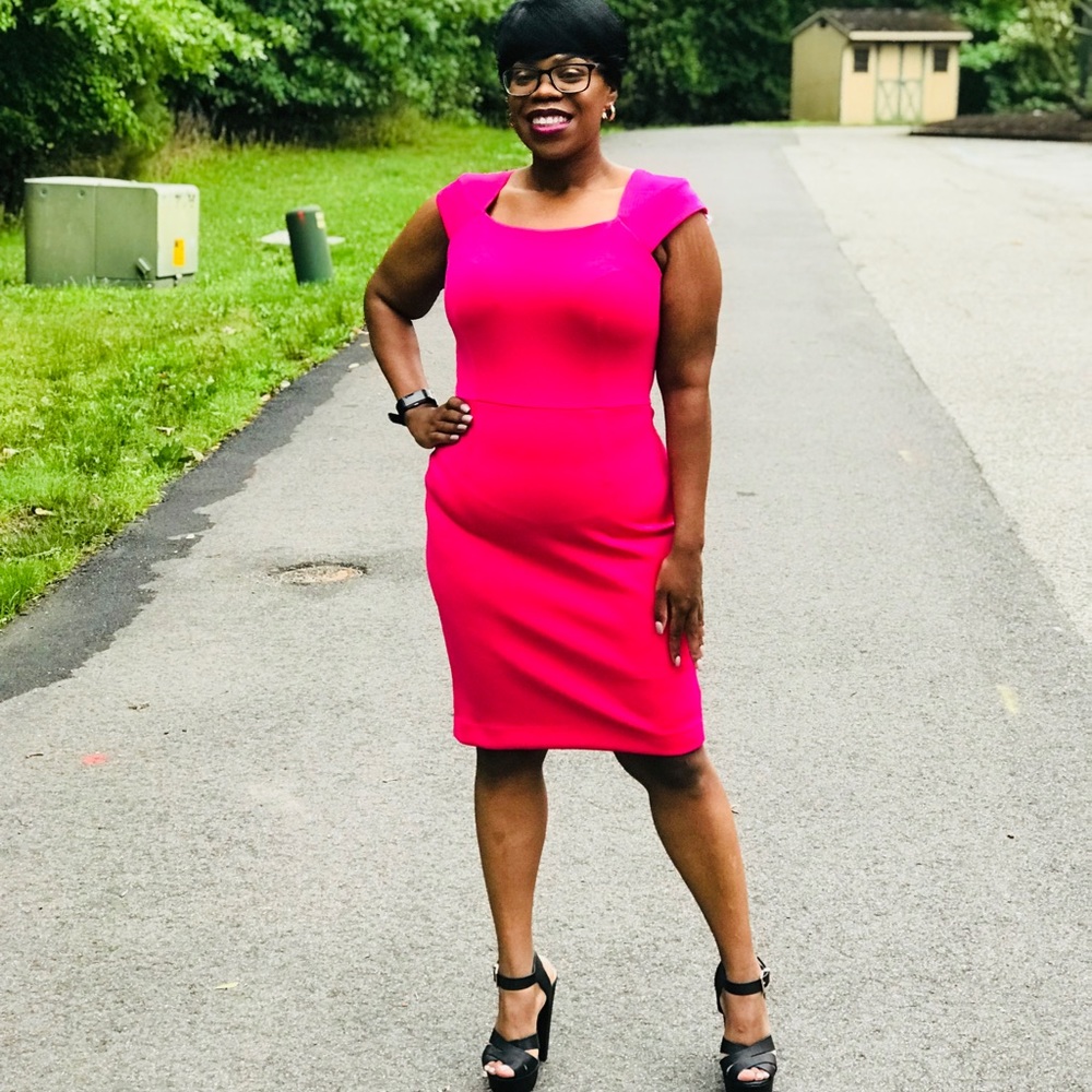 Pink medium dress